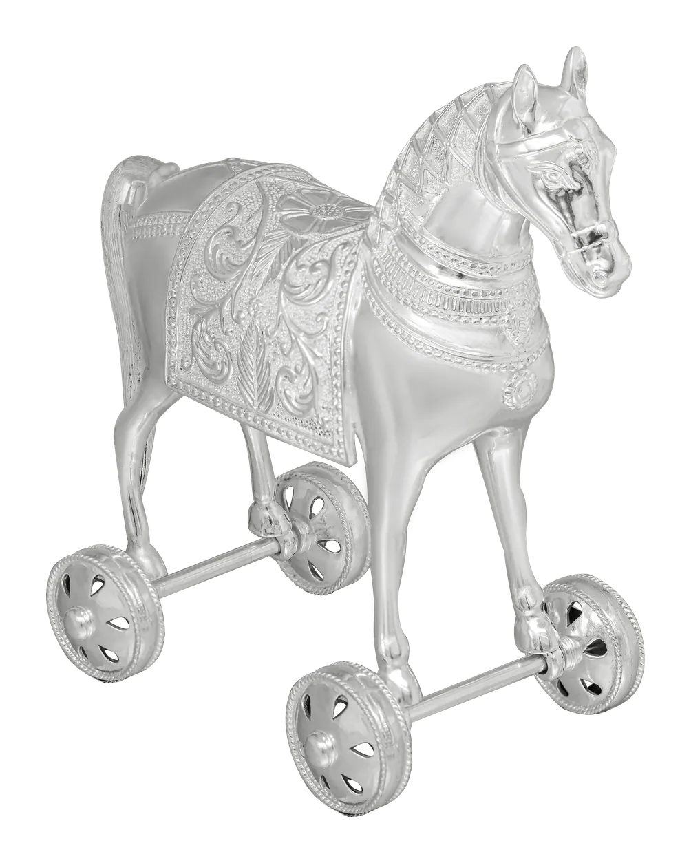 Ghoda — the horse, in silver