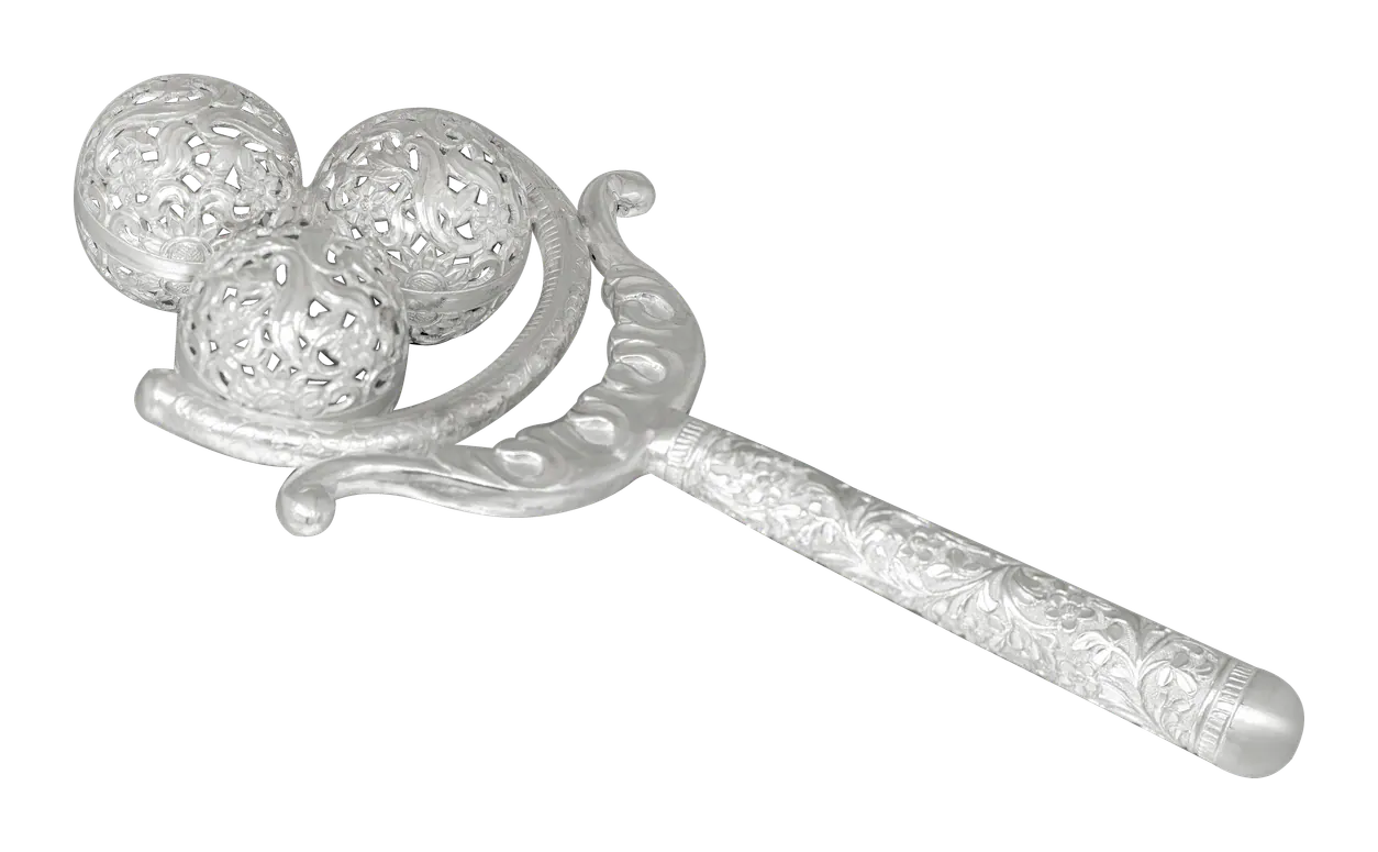 Jhunjhuna — the rattle, in silver